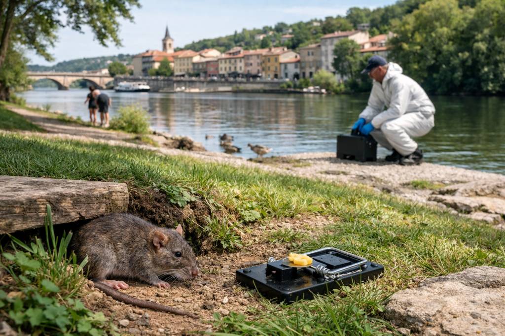 Dératisation Neuville sur Saone : protéger berges, jardins et habitations des rongeurs