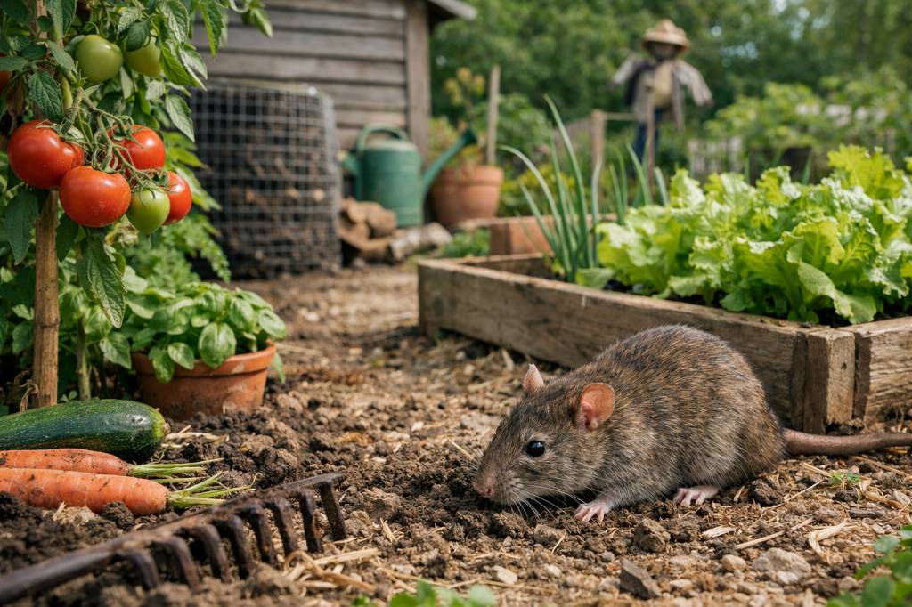 Dératisation Serezin du Rhône : gestion des rongeurs autour des jardins et potagers