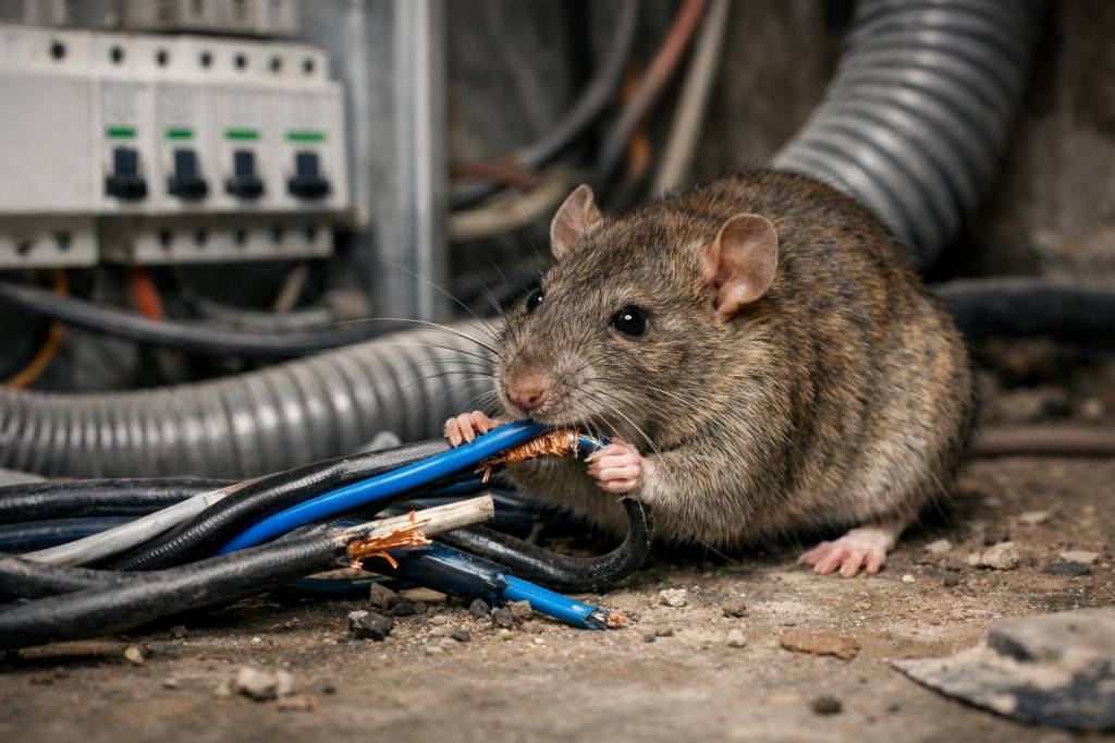 Dératisation Vourles : rongeurs et câbles électriques, comprendre les risques et se protéger